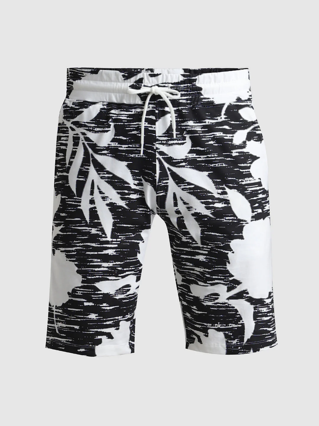 Black Printed Co-ord Set Sweatshorts - Image 6