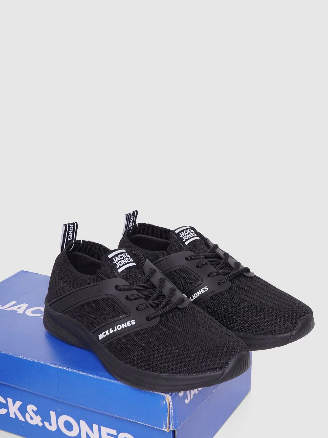 Black Lace Up Sneakers