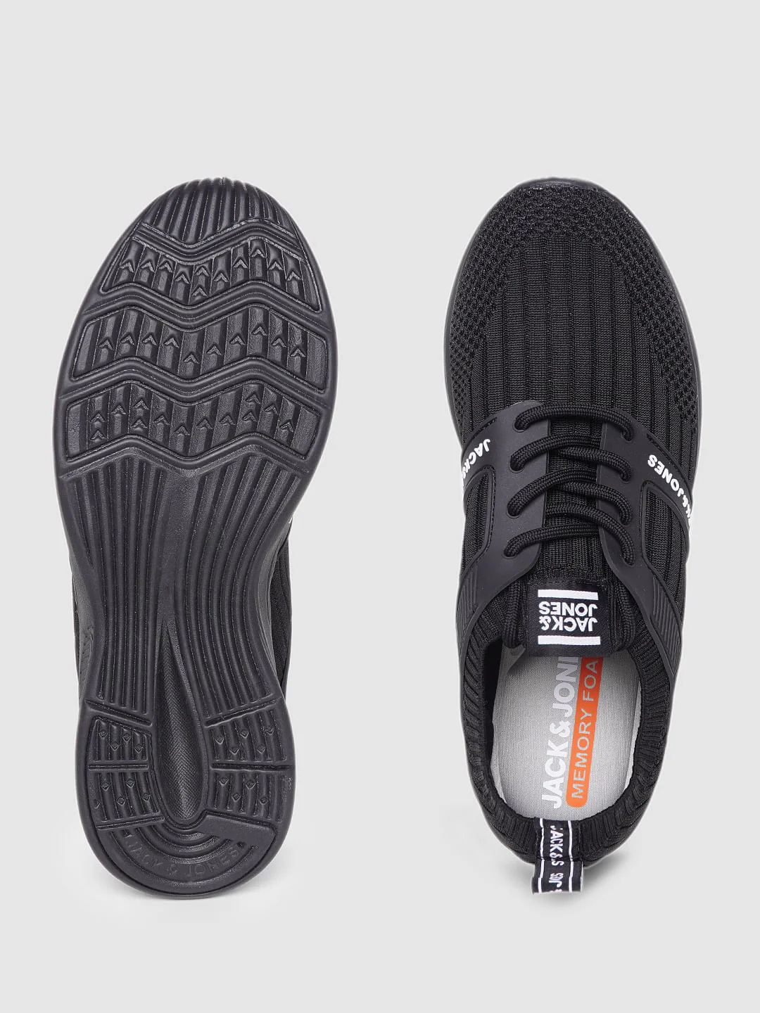 Black Lace Up Sneakers - Image 5