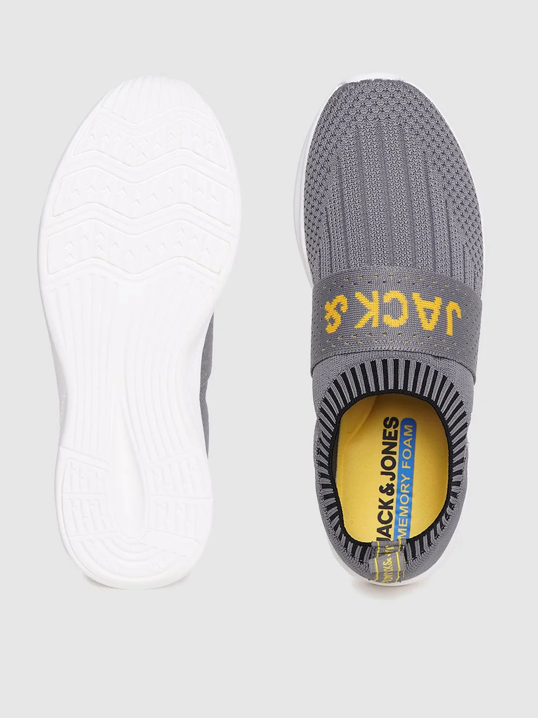 Grey Slip On Sneakers - Image 2