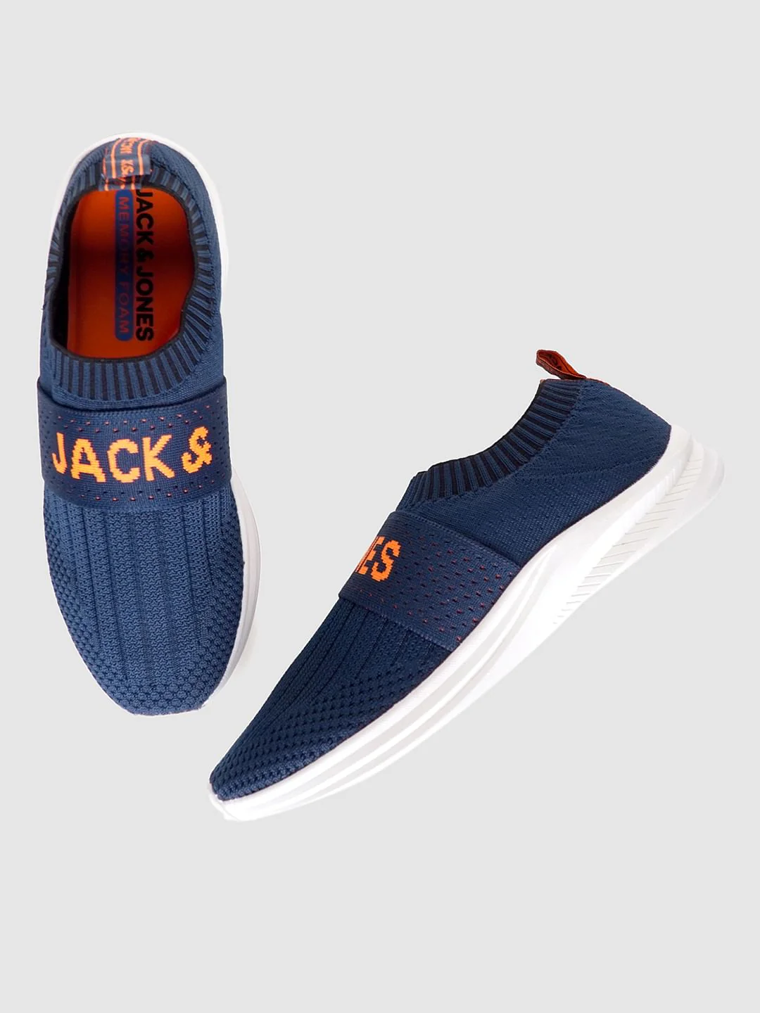 Blue Slip On Sneakers - Image 2