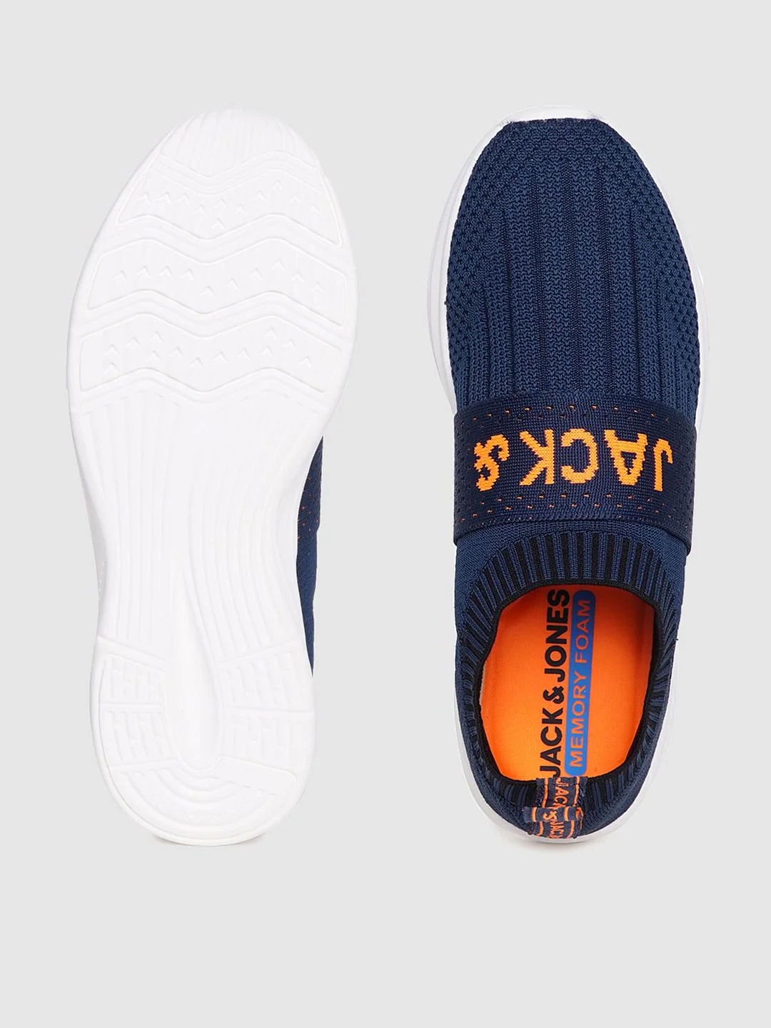 Blue Slip On Sneakers - Image 4