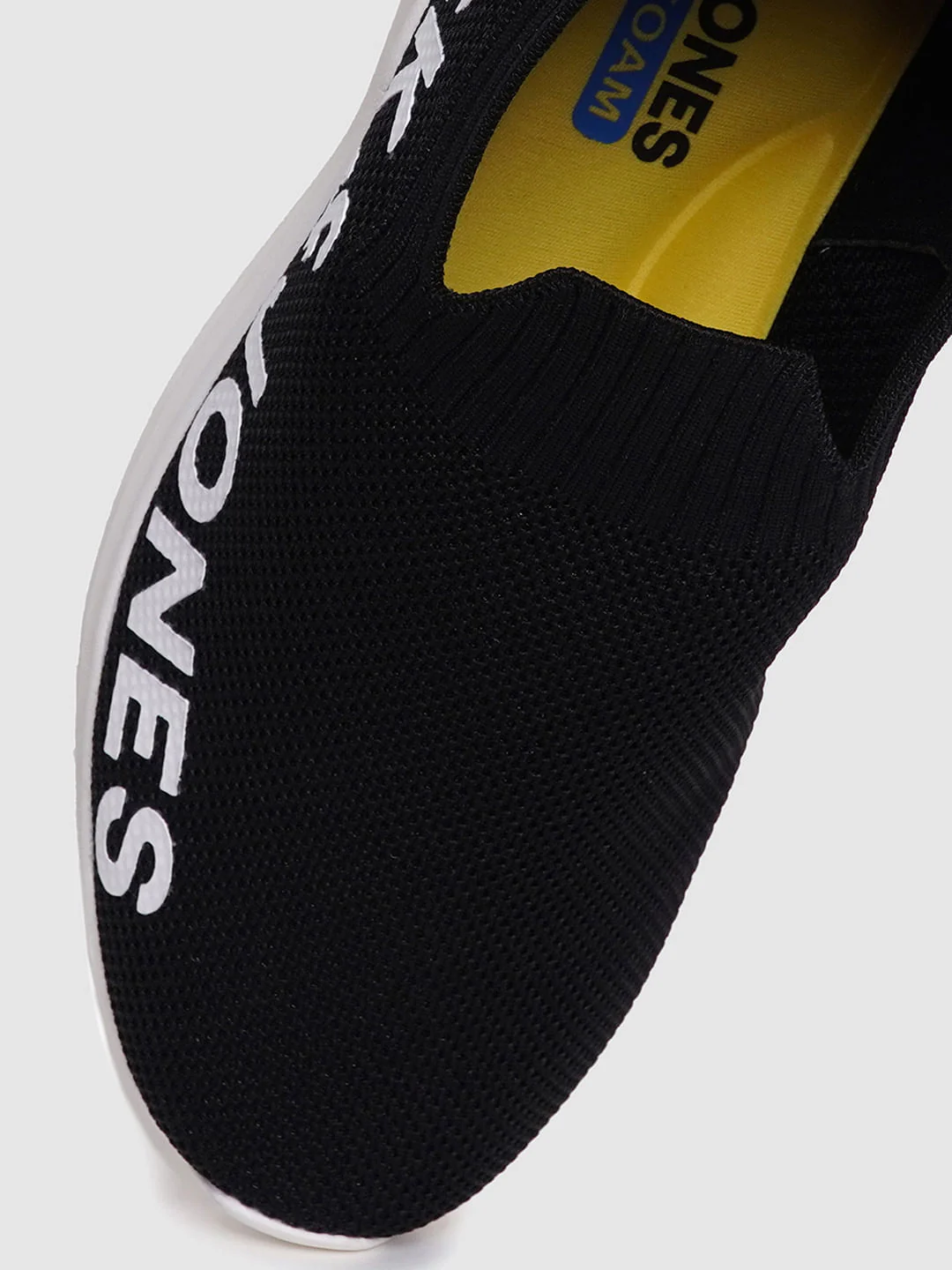 Black Logo Print Slip On Sneakers - Image 5