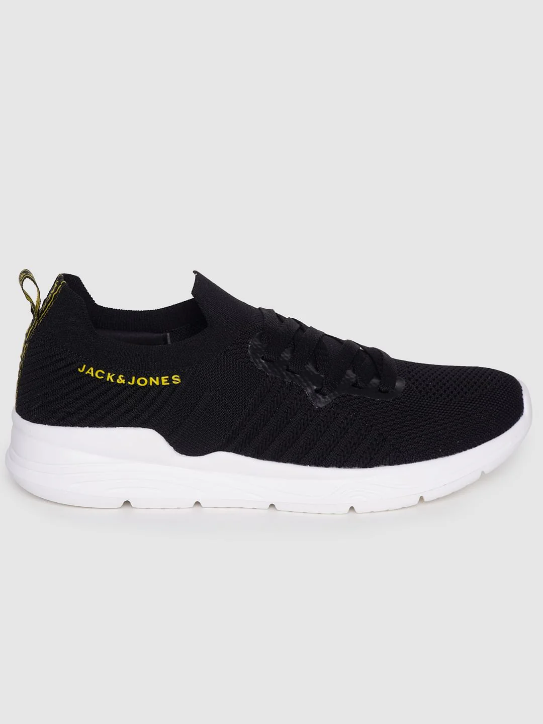 Black Logo Print Lace Up Sneakers - Image 2