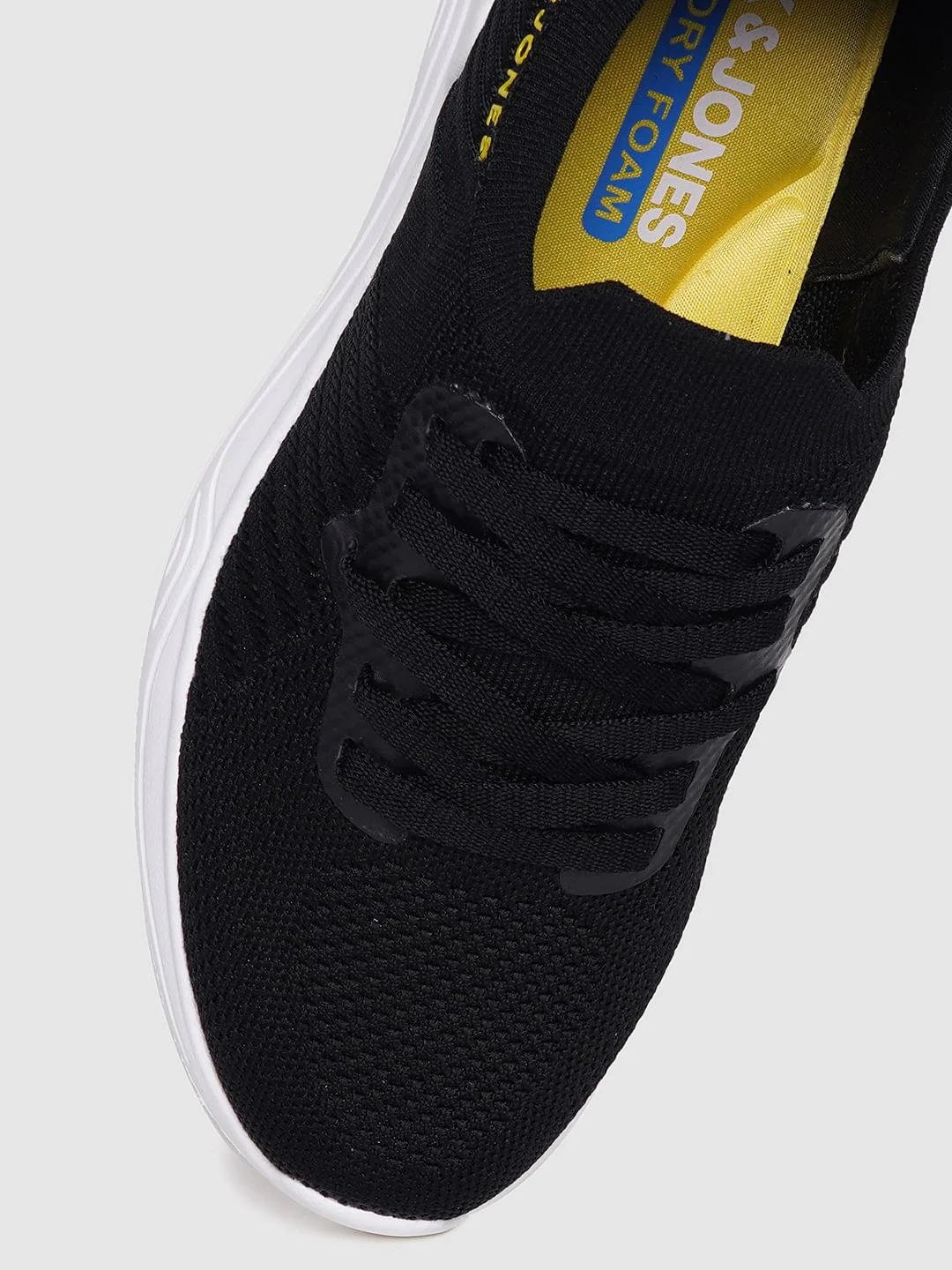 Black Logo Print Lace Up Sneakers - Image 6