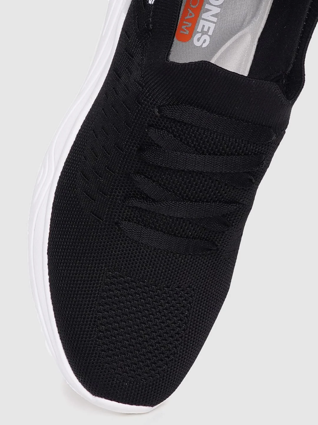 Black Logo Print Lace Up Sneakers - Image 5