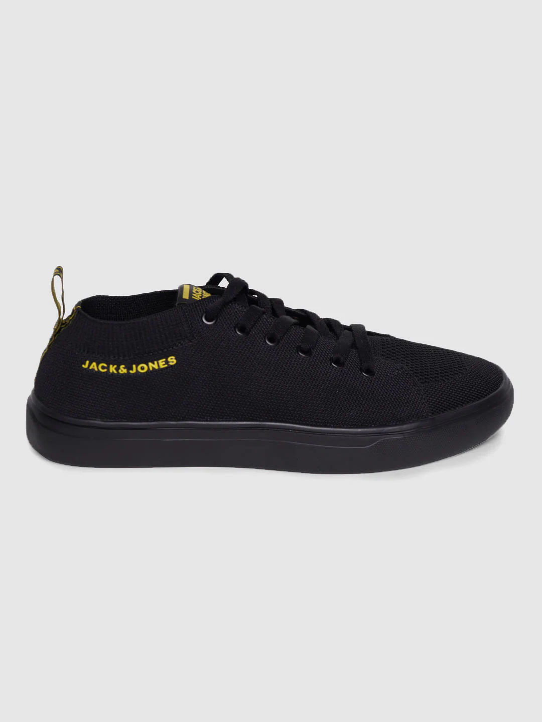 Black Lace Up Sneakers - Image 2