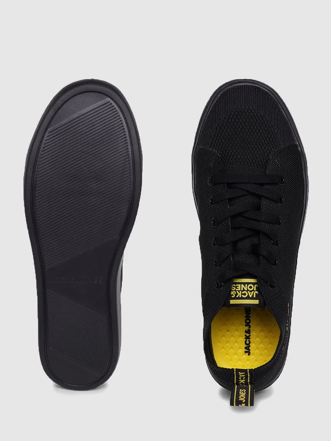 Black Lace Up Sneakers - Image 4