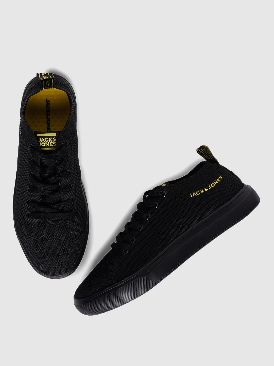 Black Lace Up Sneakers - Image 6