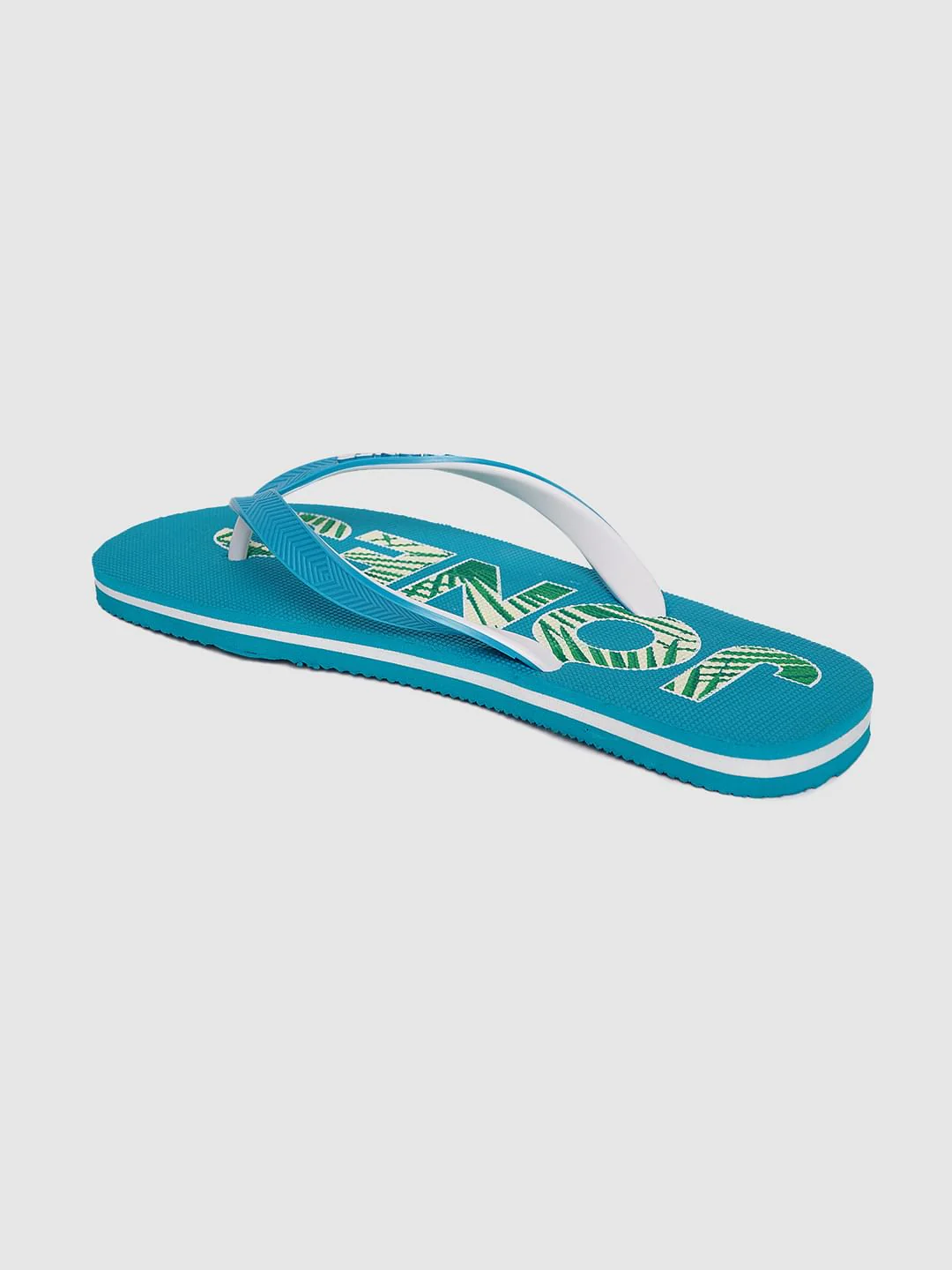 Blue Logo Print Flip Flops - Image 3