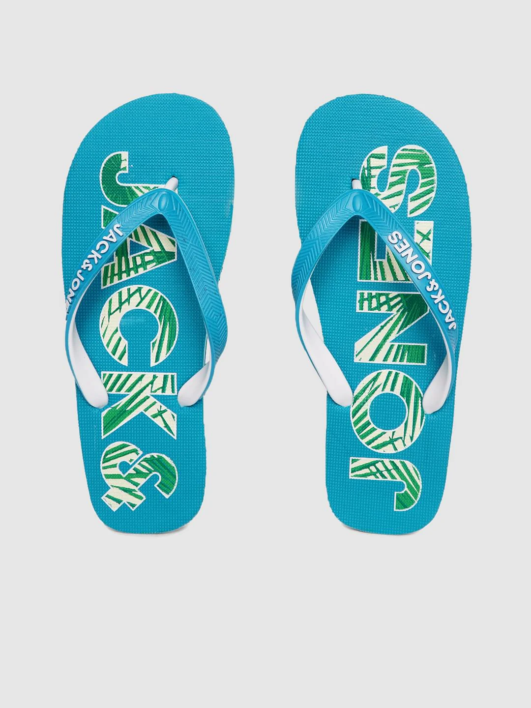 Blue Logo Print Flip Flops - Image 5