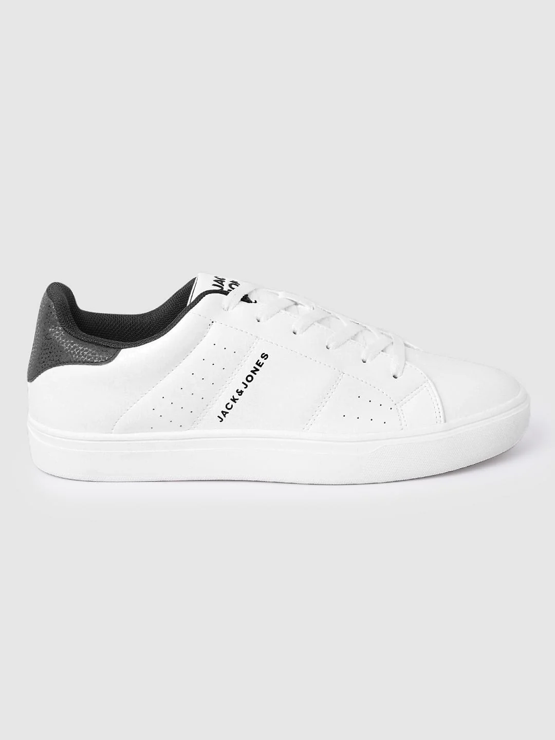 White Colourblocked Casual Sneakers - Image 3