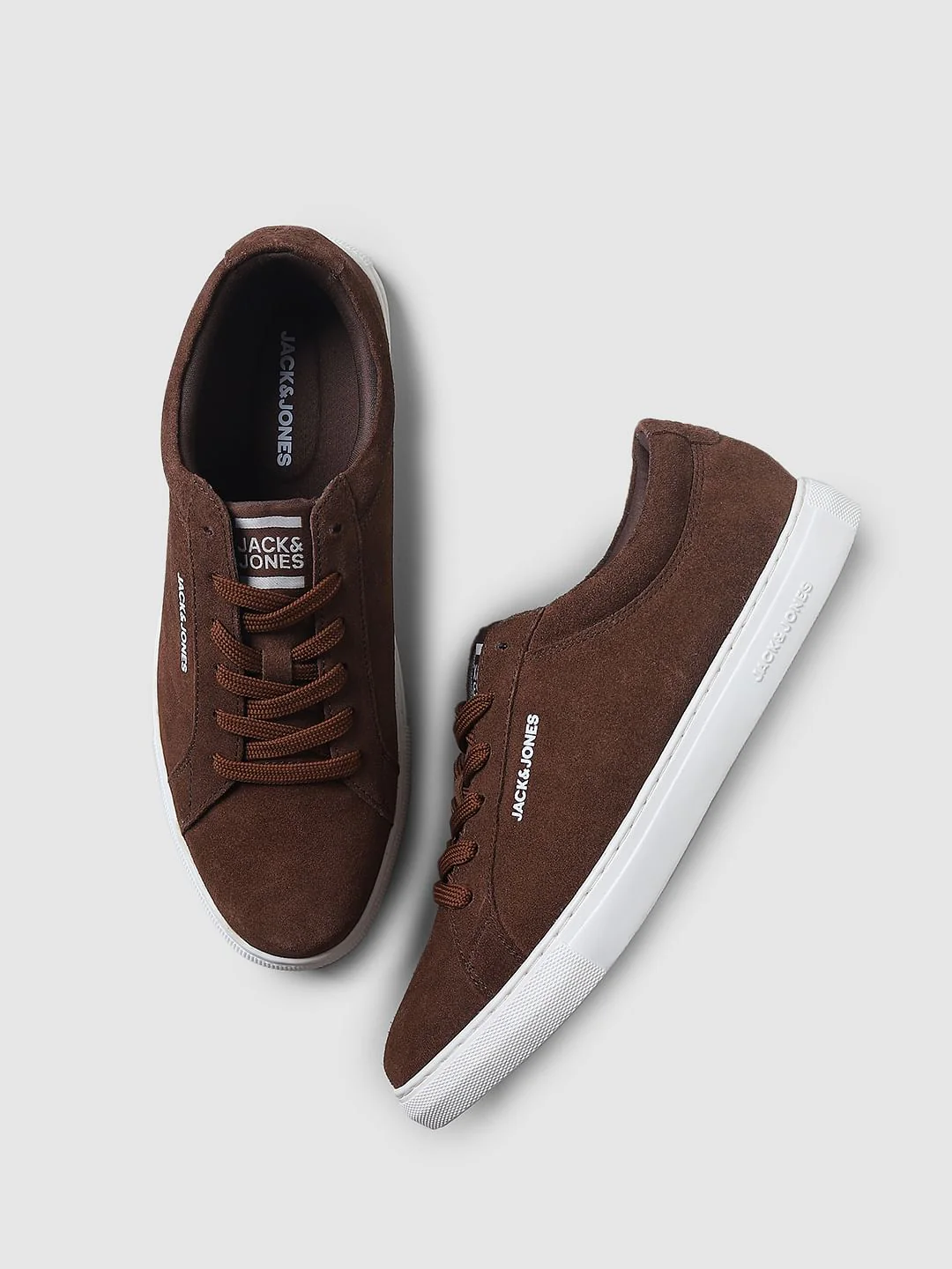 Brown Logo Detail Sneakers - Image 2