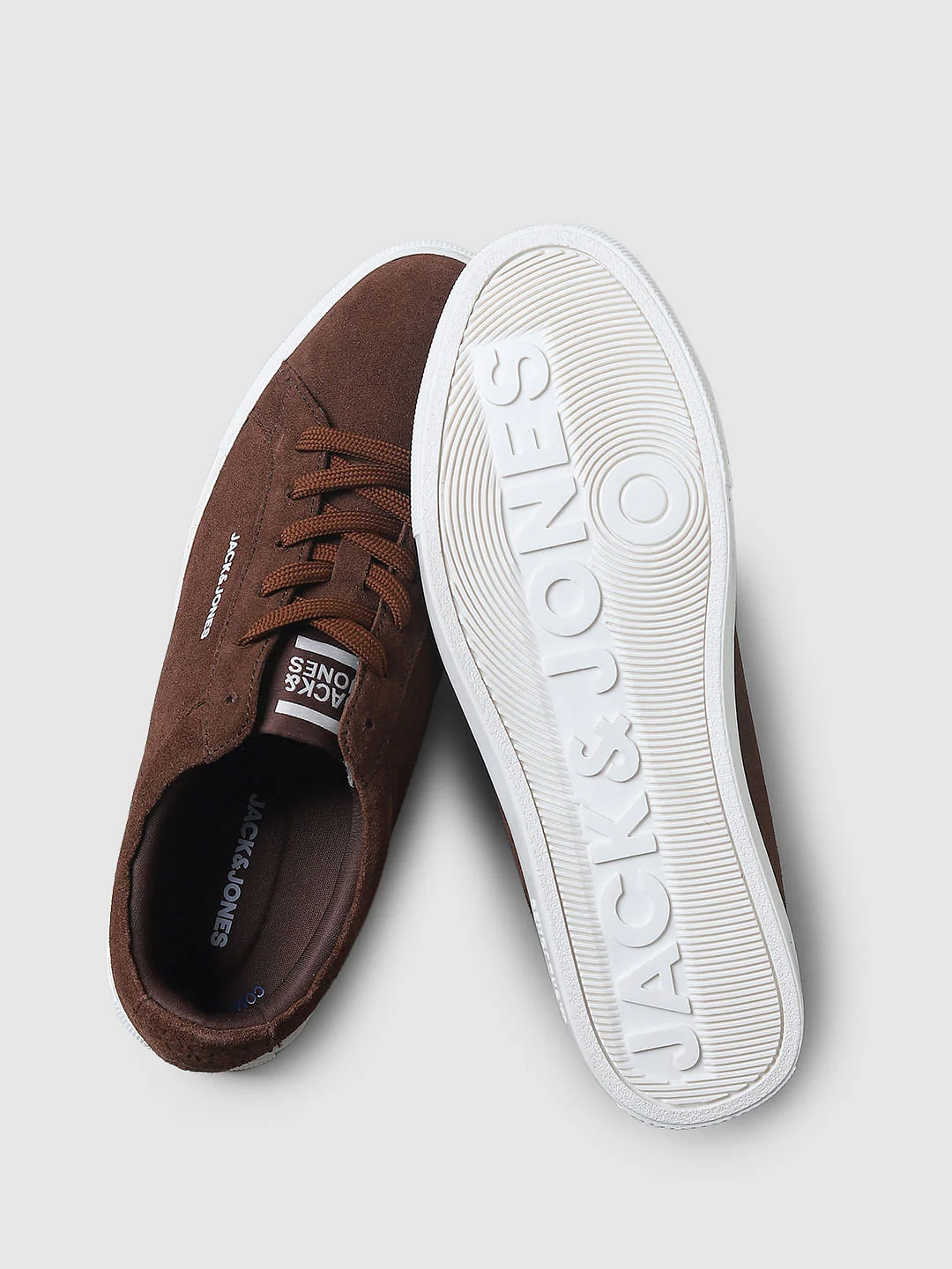 Brown Logo Detail Sneakers - Image 6