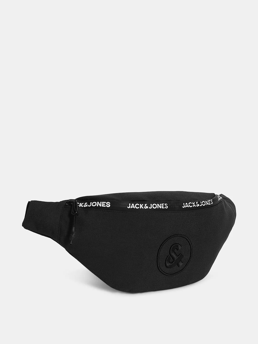 Black Logo Print Bumbag - Image 2