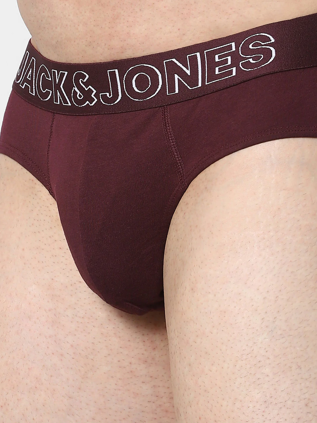 Pack Of 2 Black & Maroon Briefs - Image 4