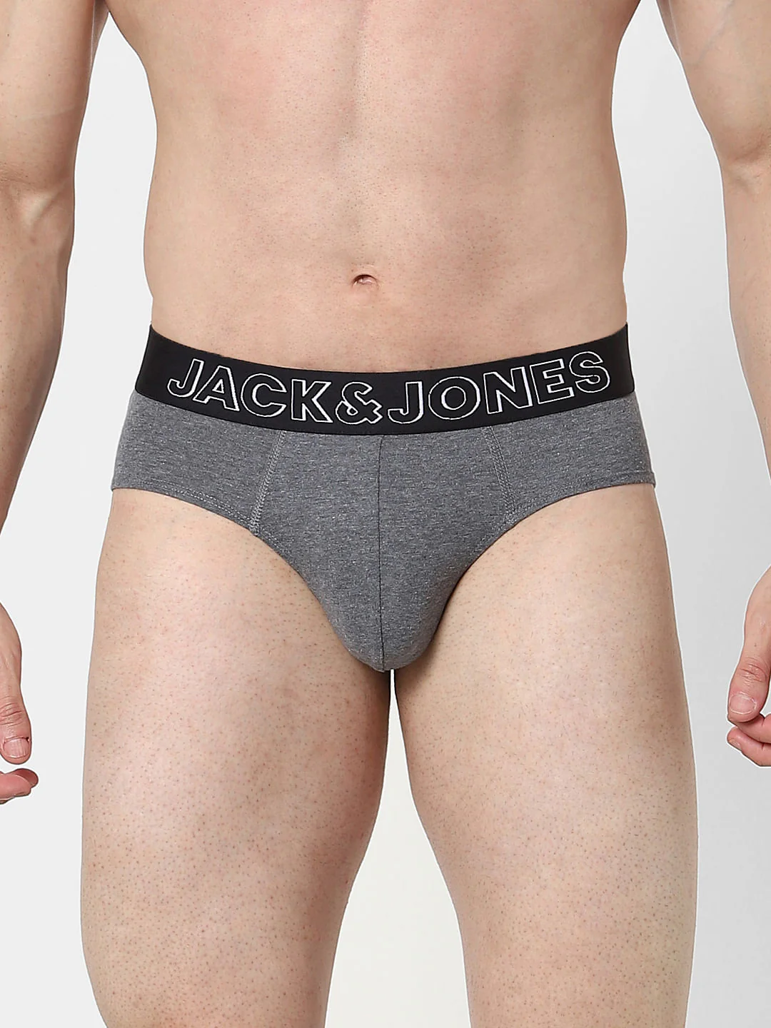 Pack Of 2 Black & Grey Briefs - Image 2