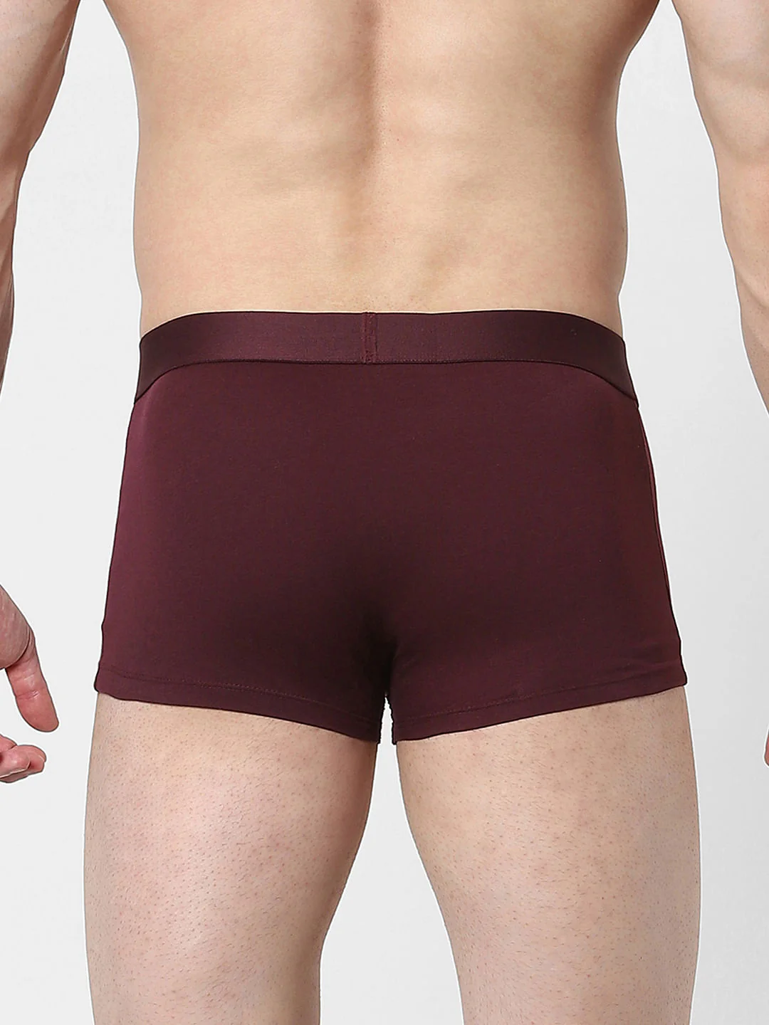 Pack Of 2 Black & Maroon Trunks - Image 2