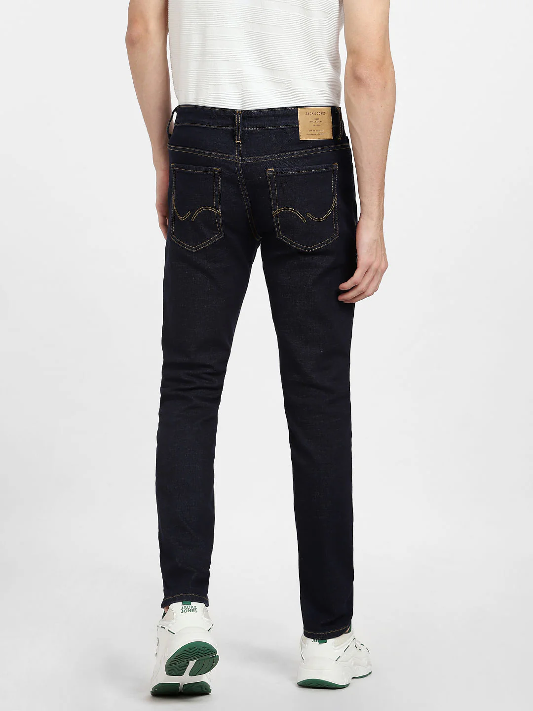 Dark Blue Low Rise Glenn Slim Fit Jeans - Image 4