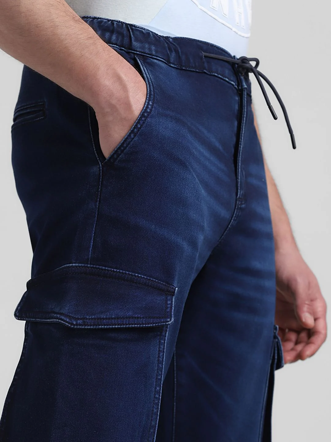 Dark Blue Low Rise Paul Anti Fit Jeans - Image 4