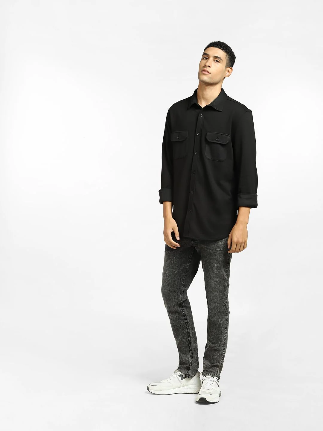Black Full Sleeves Shirt - Image 6