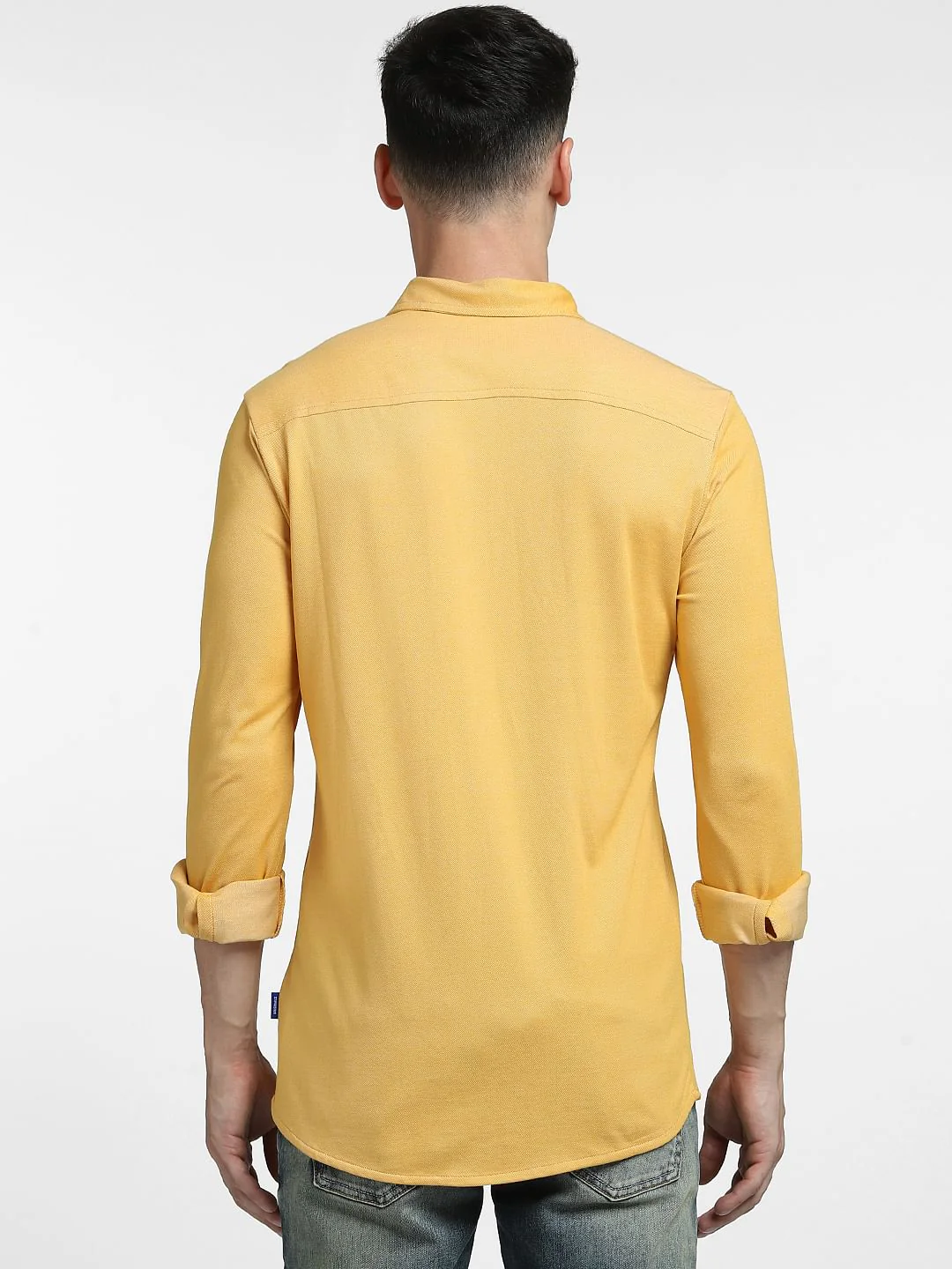 Yellow Full Sleeves Shirt - Image 4