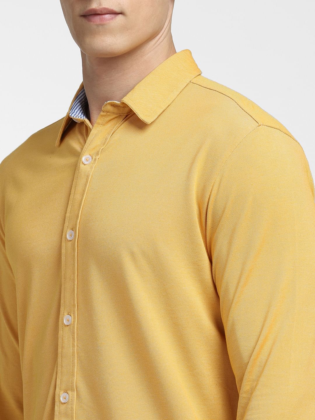 Yellow Full Sleeves Shirt - Image 5