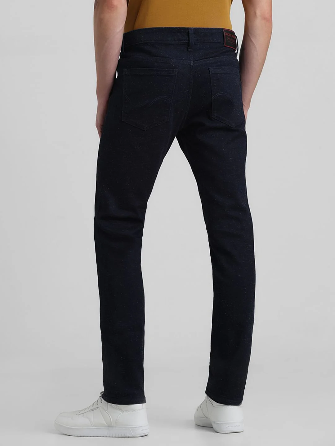 Dark Blue Low Rise Glenn Slim Fit Jeans - Image 3