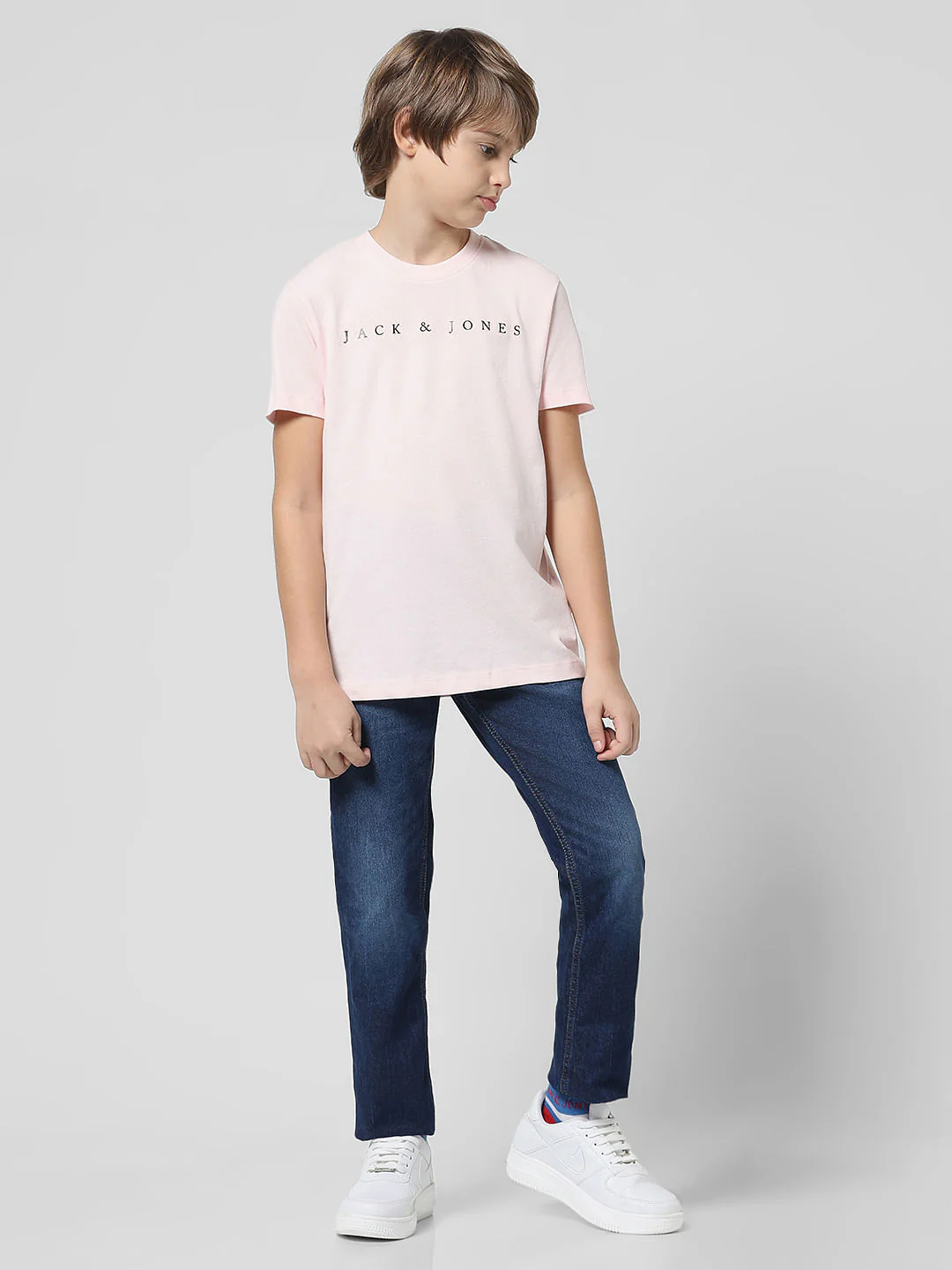 Light Pink Logo Print T-shirt - Image 5