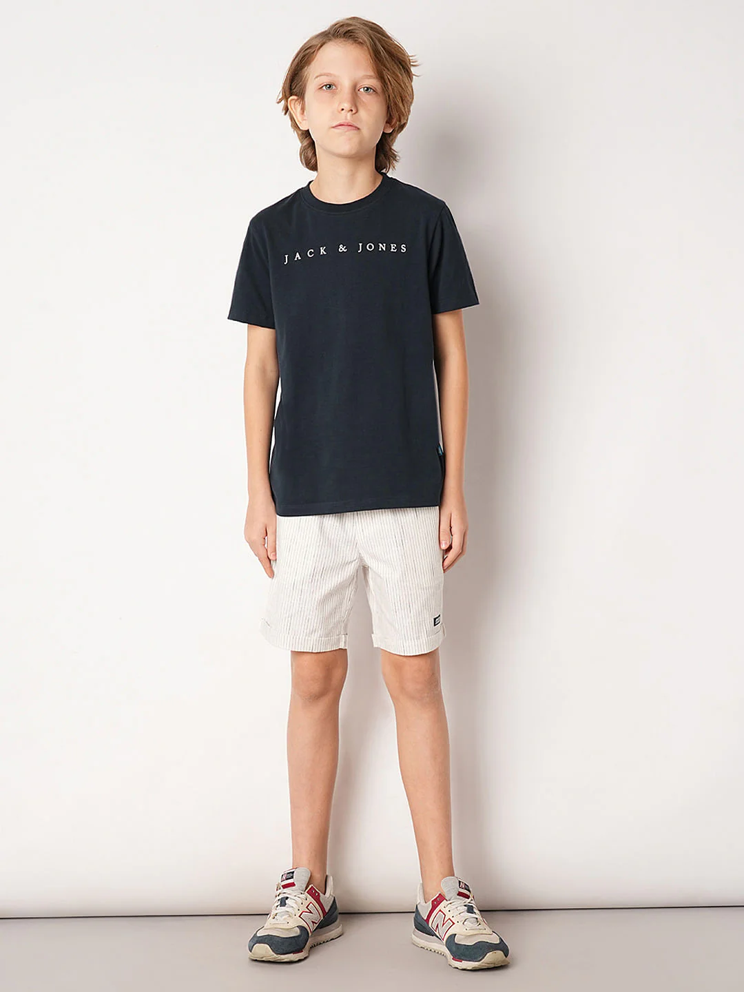 Navy Blue Logo Print T-shirt - Image 5