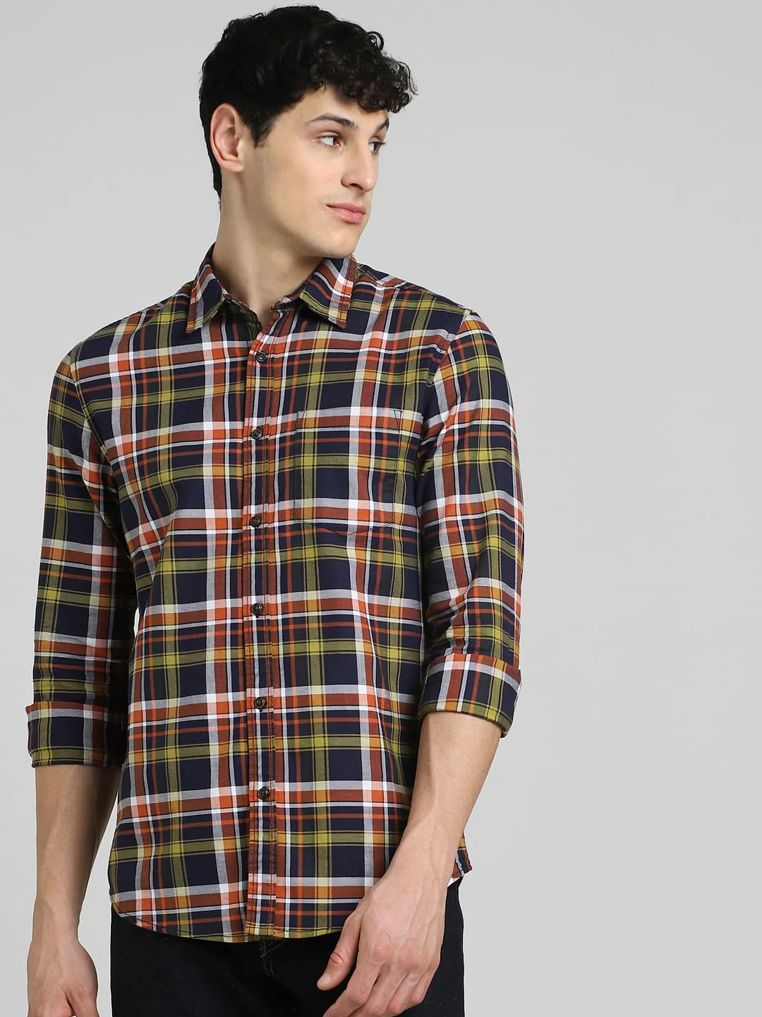 Red Check Full Sleeves Shirt - Image 2