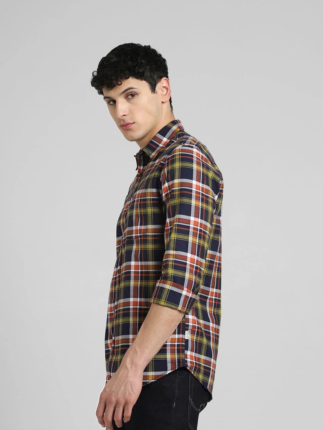 Red Check Full Sleeves Shirt - Image 3