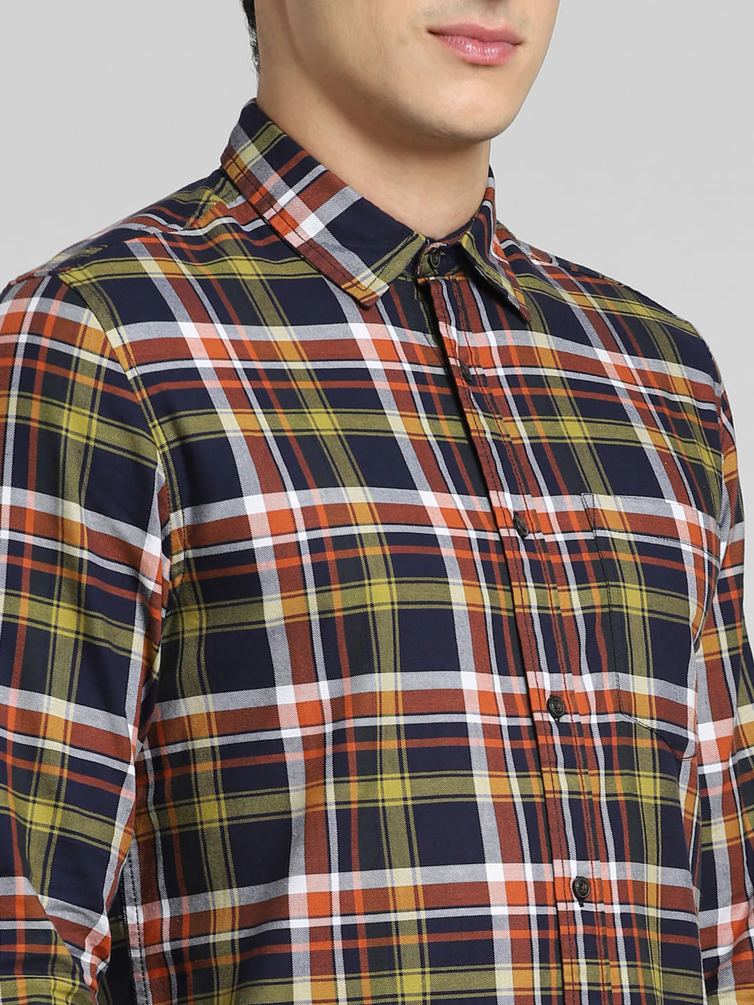 Red Check Full Sleeves Shirt - Image 5