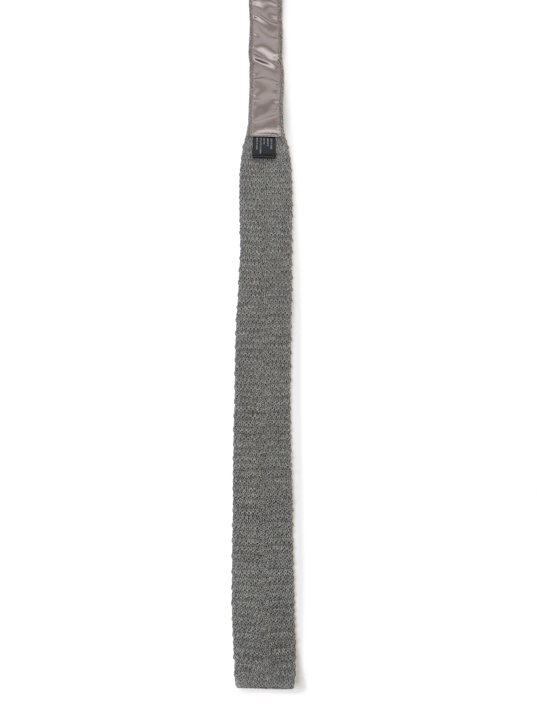 Grey Textured Tie - Image 4