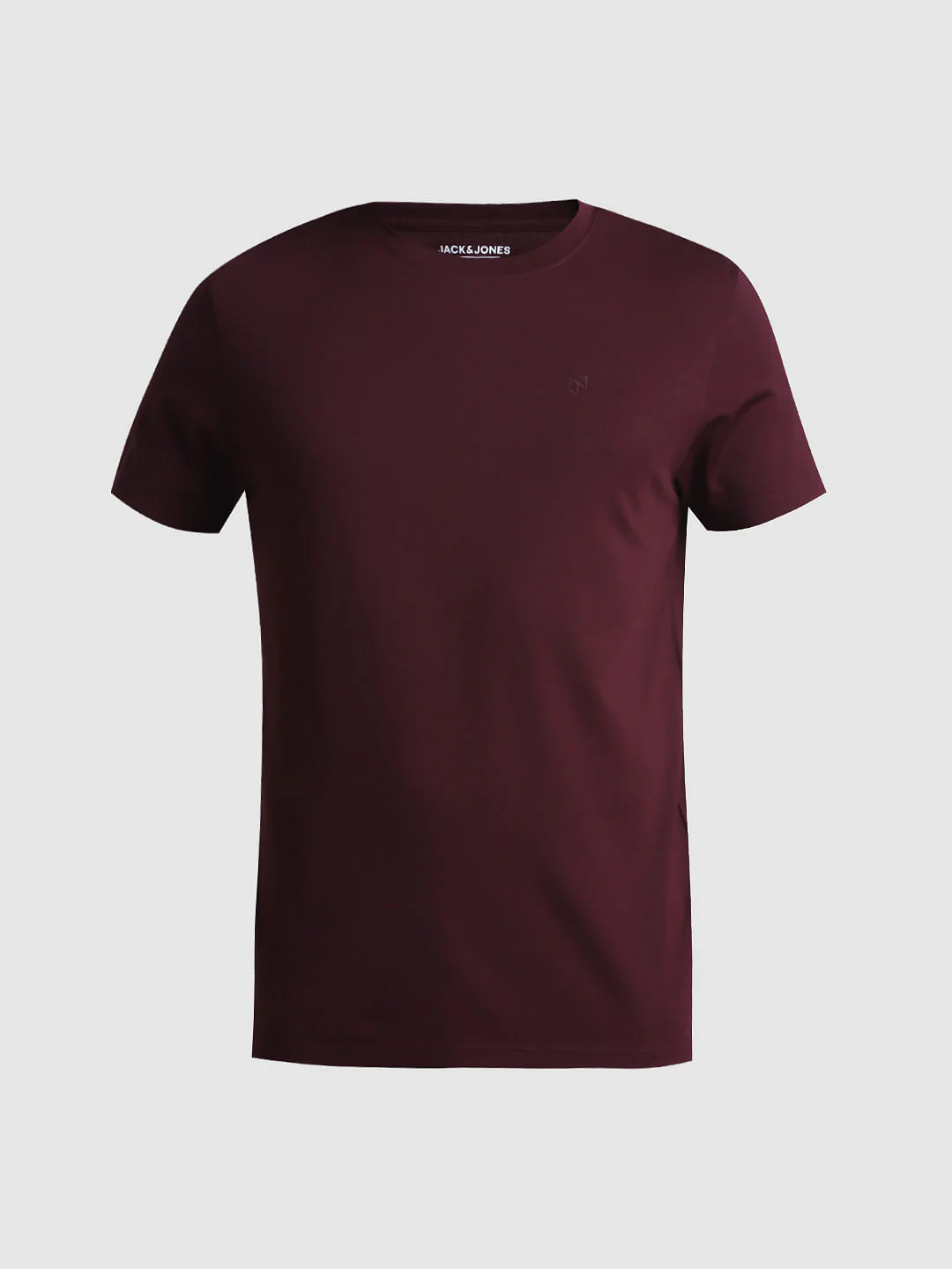 Maroon Crew Neck T-shirt - Image 7