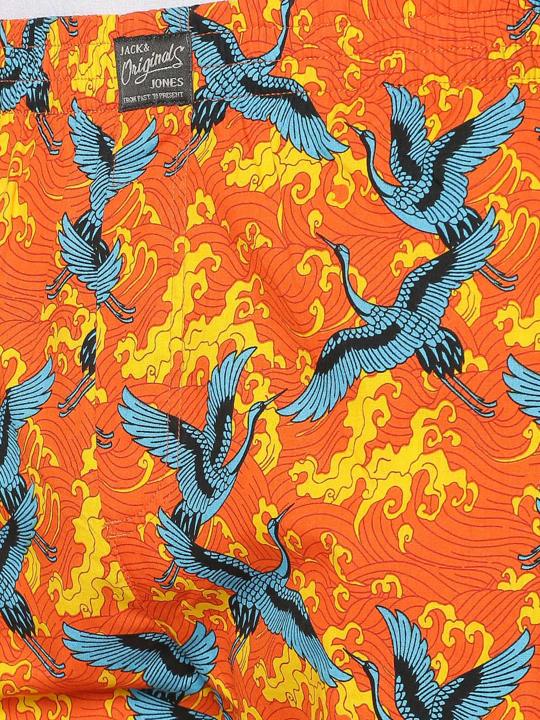 Rose All Over Flying Cranes Print Pyjama - Image 5