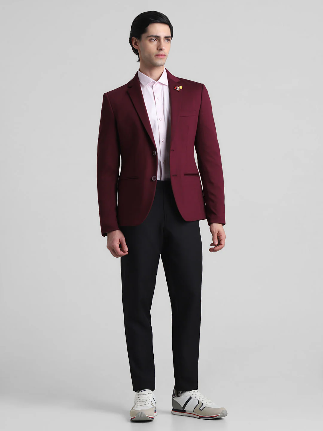 Maroon Knitted Co-ord Set Blazer - Image 6