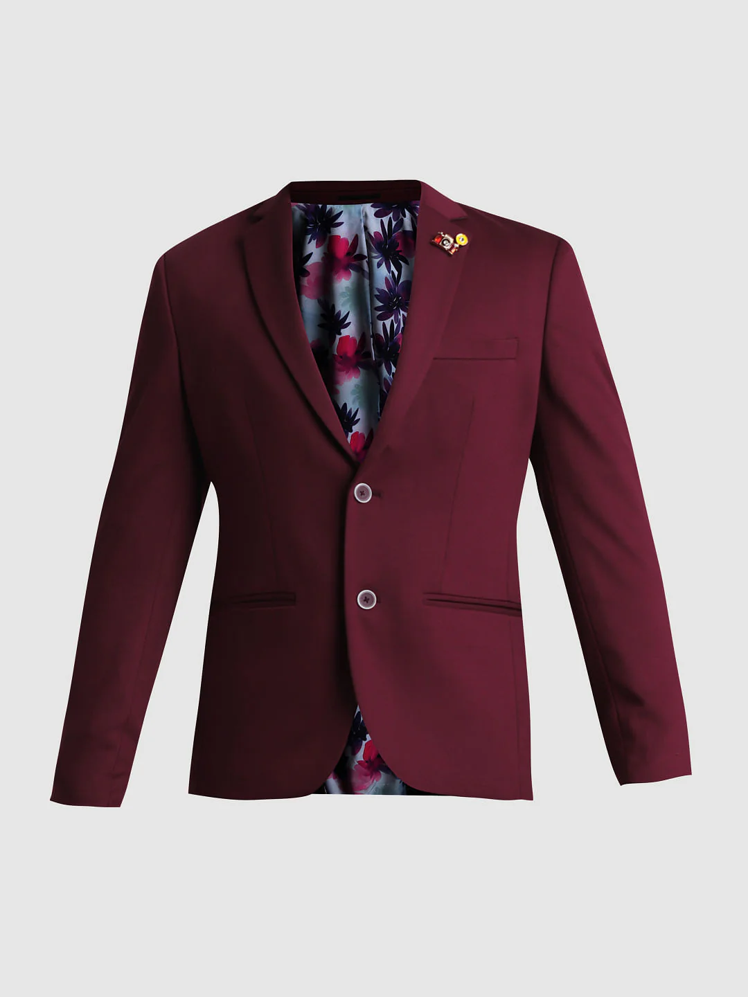 Maroon Knitted Co-ord Set Blazer - Image 7
