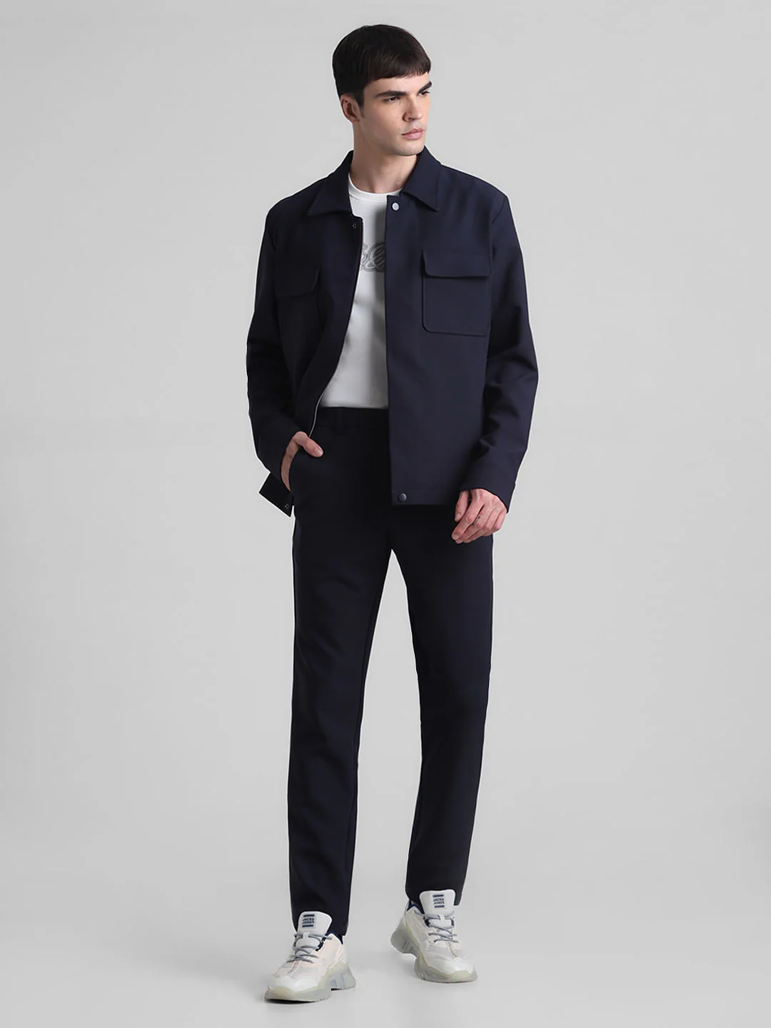 Blue Patch Pocket Co-ord Set Blazer - Image 6