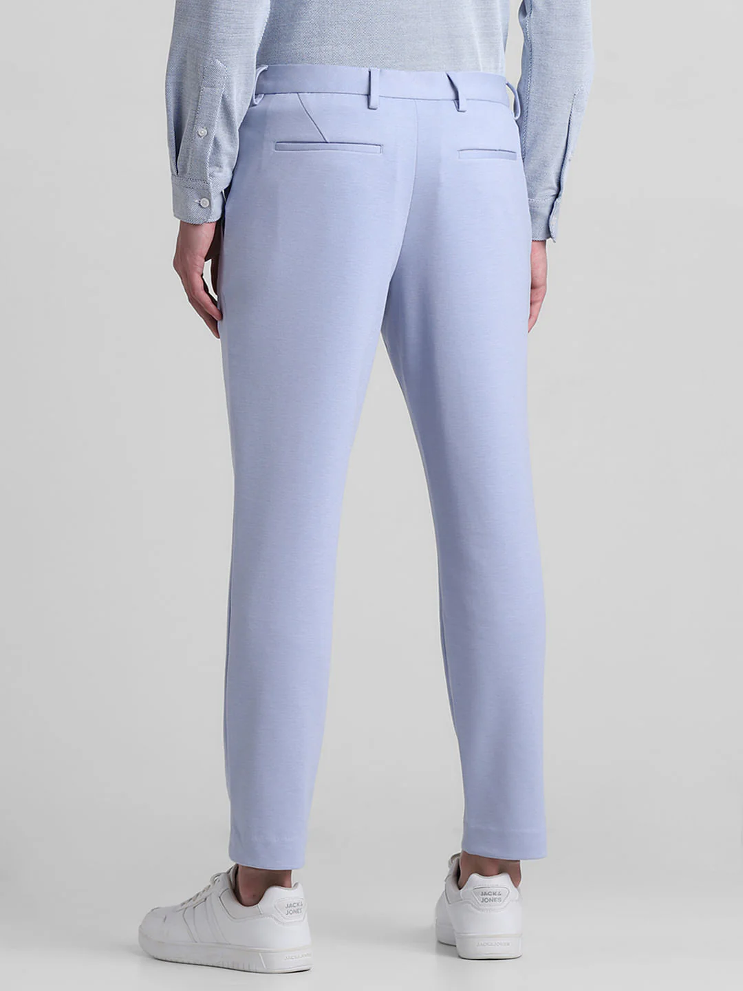 Light Blue Knitted Co-ord Set Trousers - Image 3