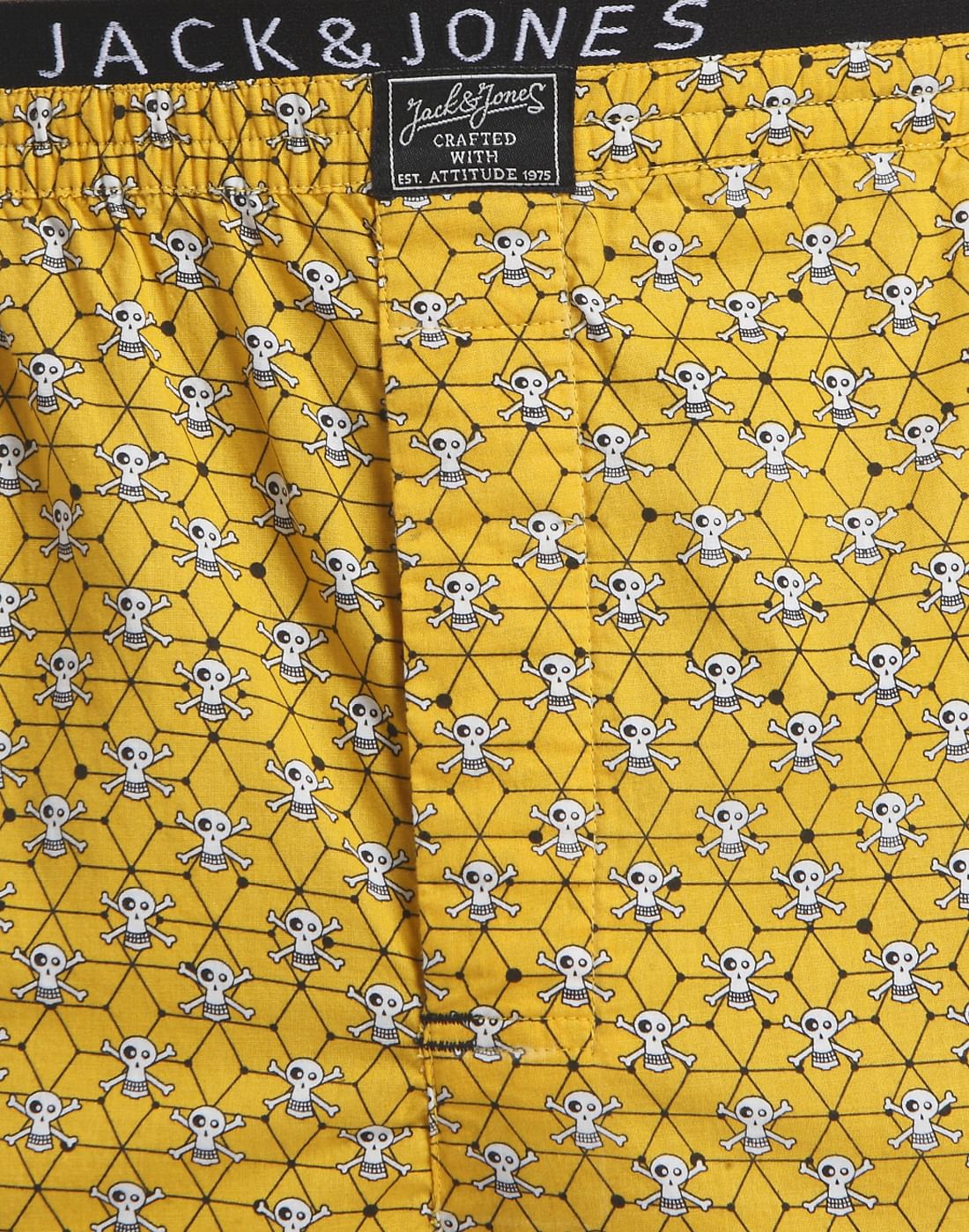 Orange All Over Skull Print Boxer - Image 5