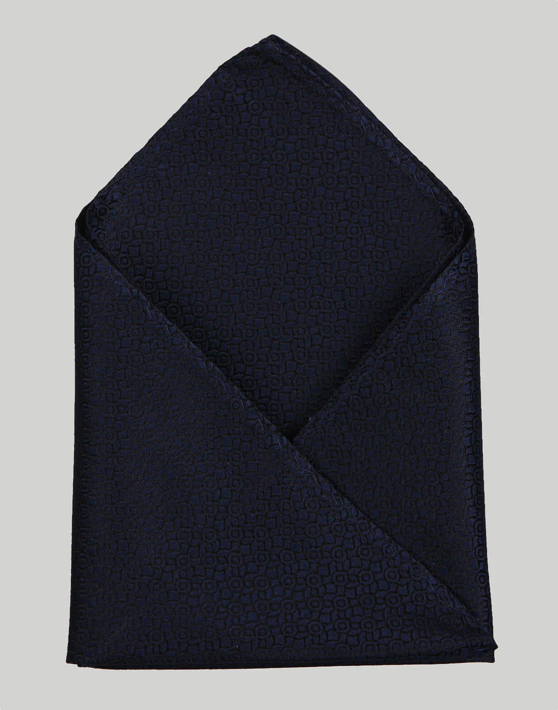 Navy Blue Pocket Square - Image 2
