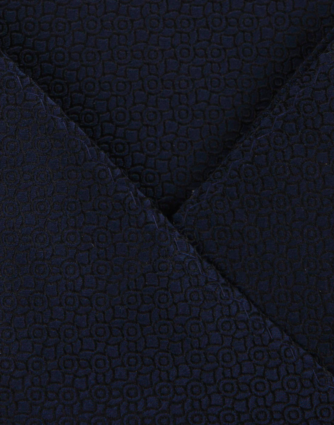 Navy Blue Pocket Square - Image 4