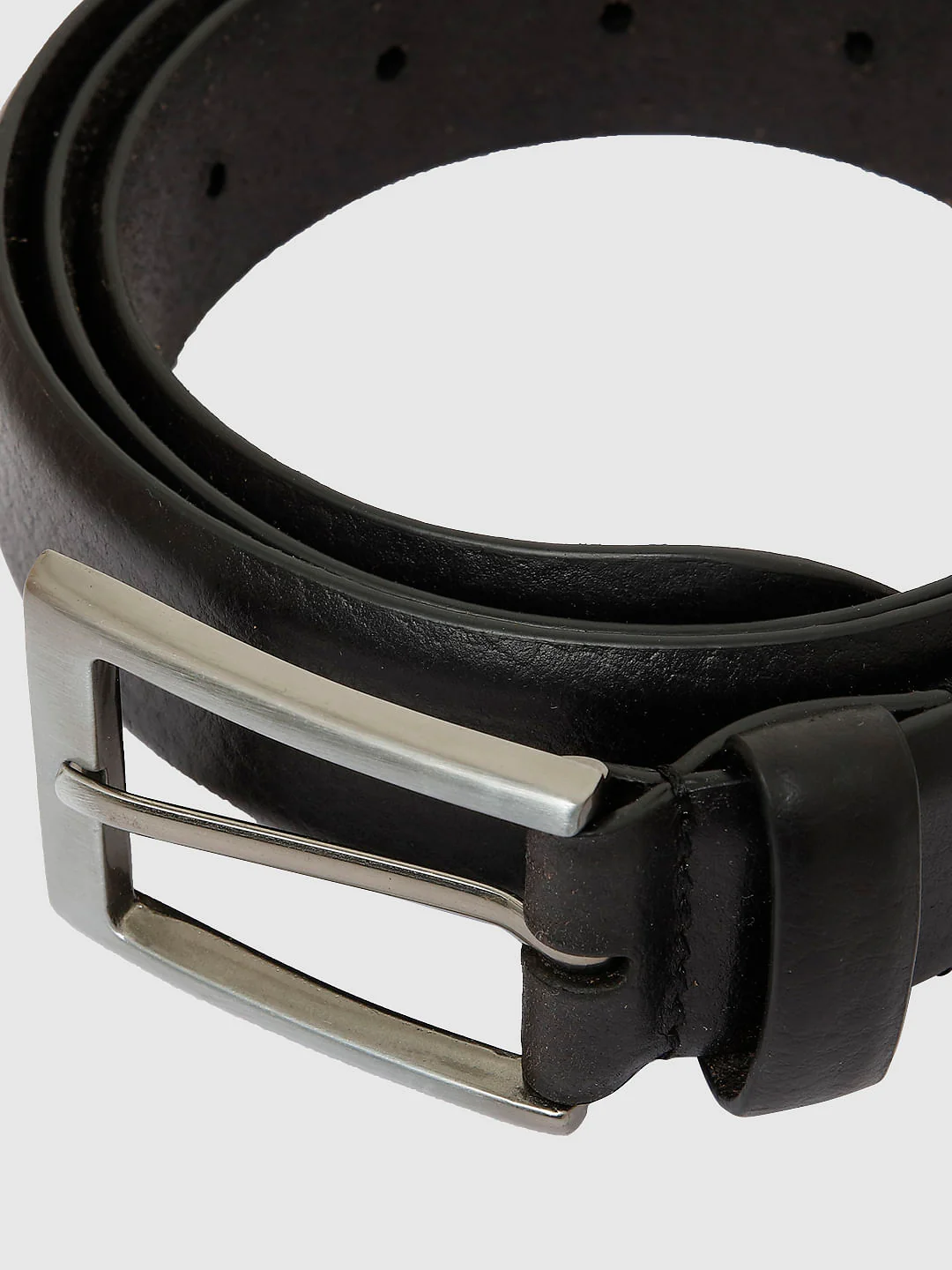 Black Leather Belt - Image 2