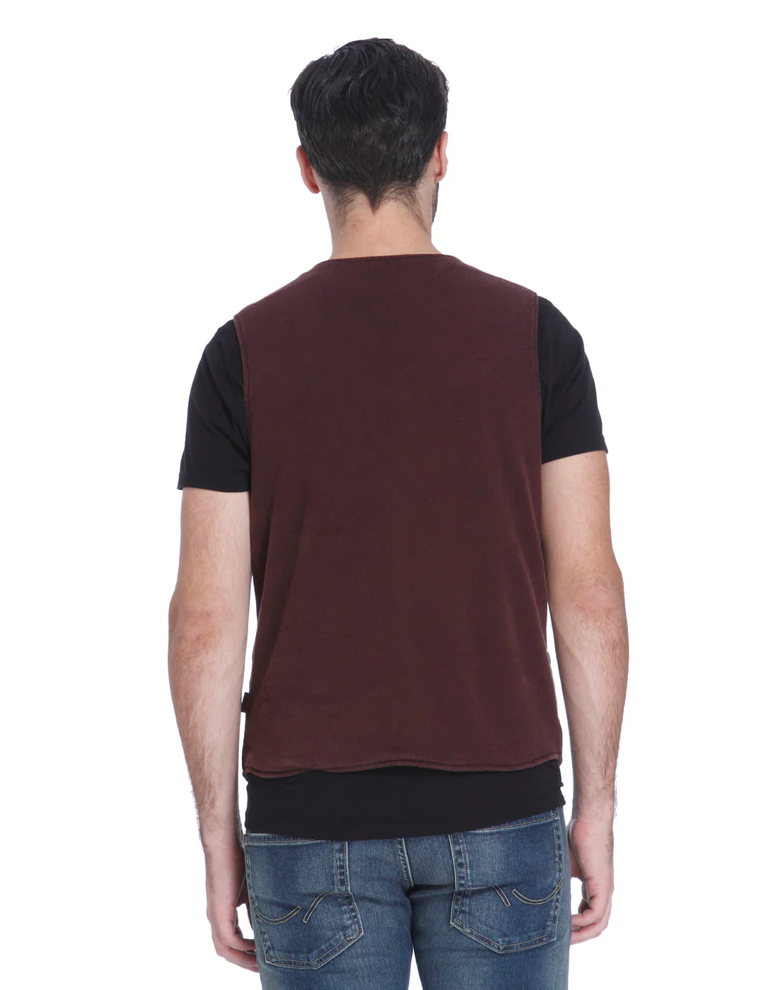 Deep Red Waistcoat - Image 5