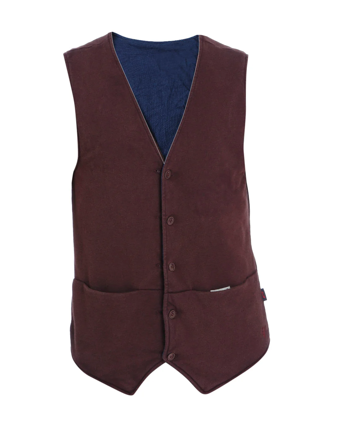 Deep Red Waistcoat - Image 9