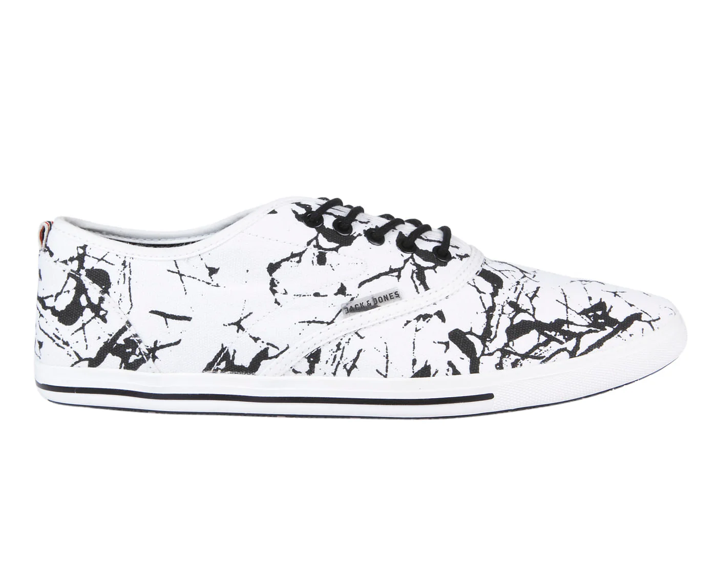 Black & White All Over Print Sneakers