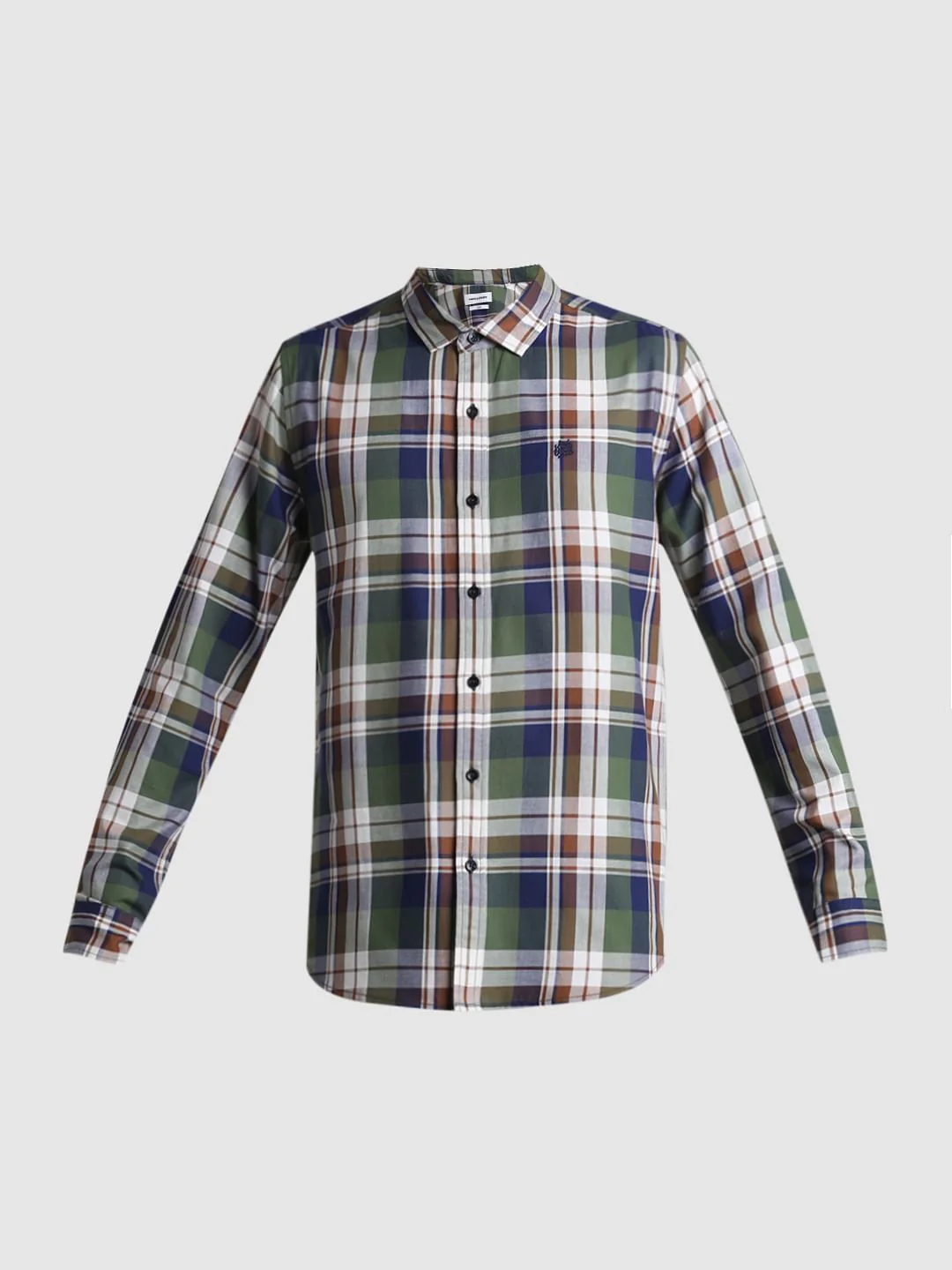 Green Check Full Sleeves Shirt - Image 7