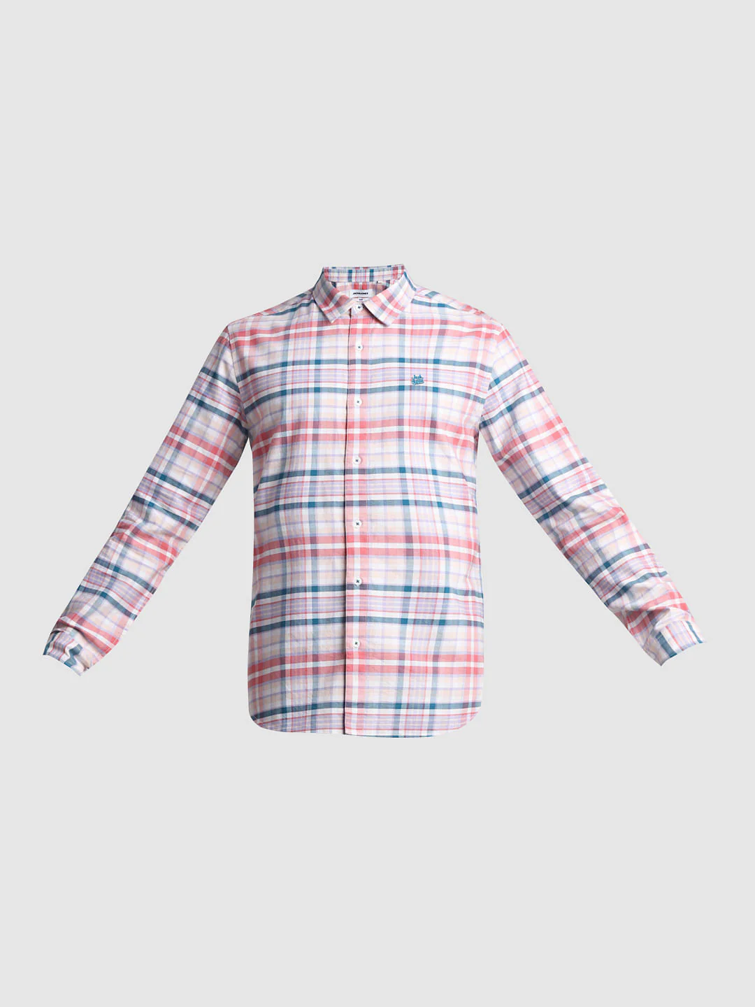 Pink Check Full Sleeves Shirt - Image 7