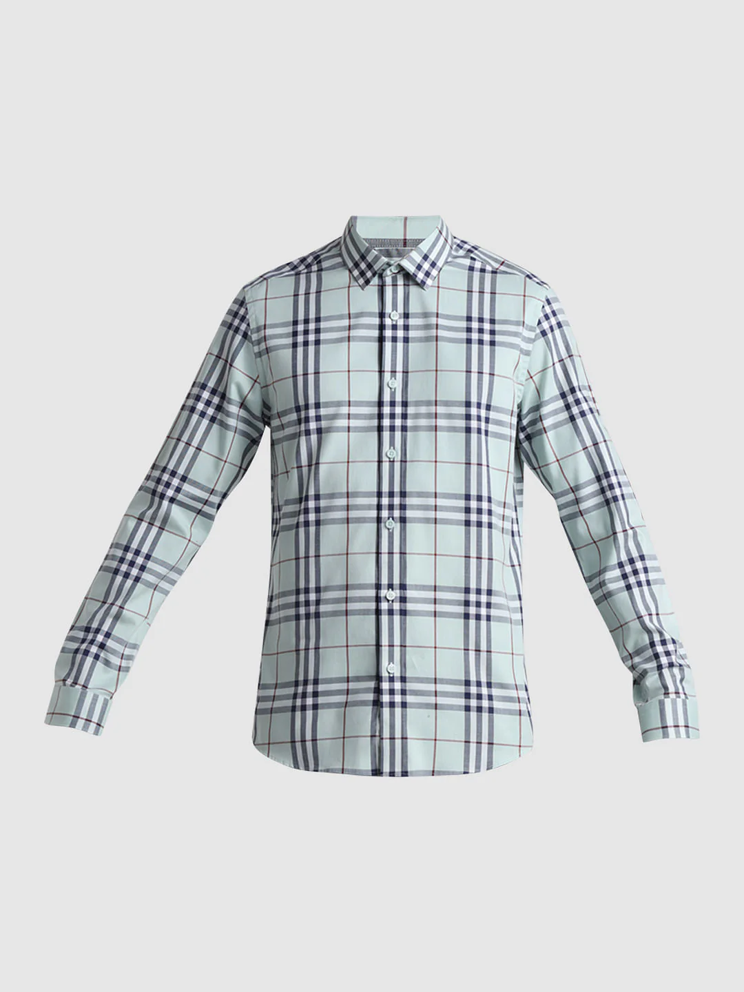 Green Check Print Full Sleeves Shirt - Image 7